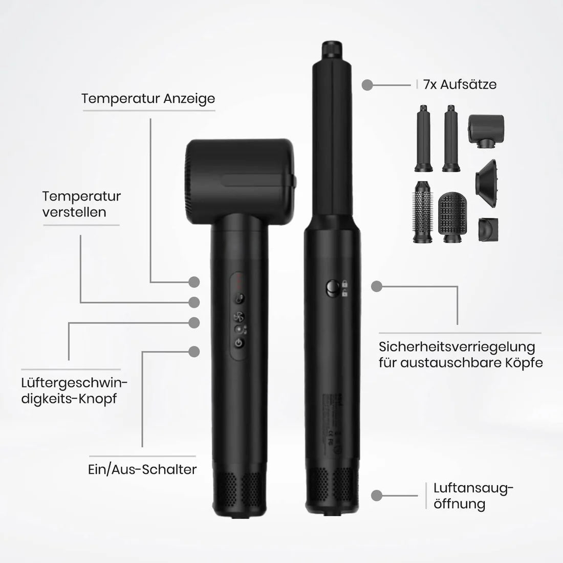 Elanair - 7in1 Haarstyler